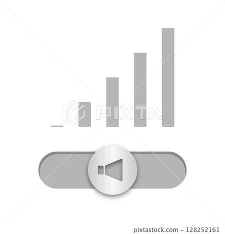 音量調整UI向量素材_08 音量調整UI向量素材_08 128252161