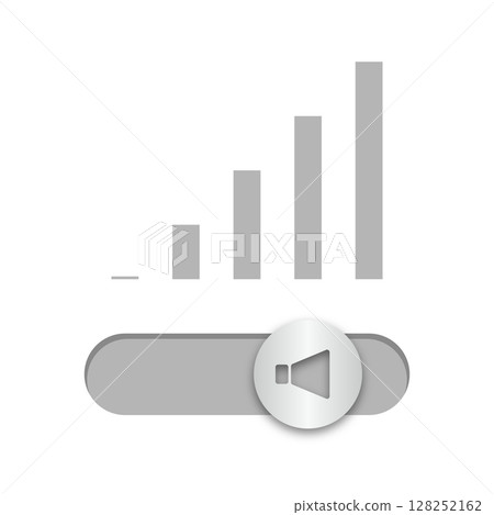 音量調整UI向量素材_09 音量調整UI向量素材_09 128252162