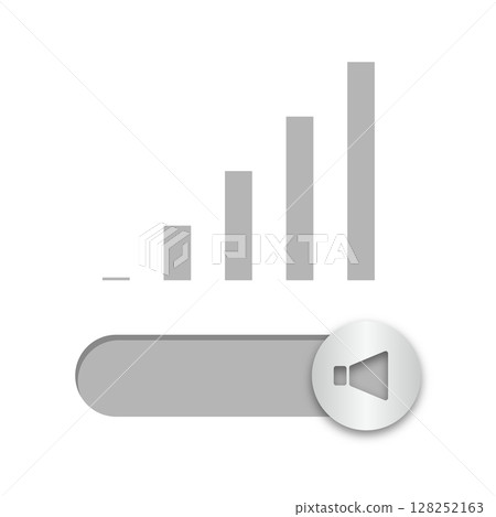音量調整UI向量素材_10 音量調整UI向量素材_10 128252163