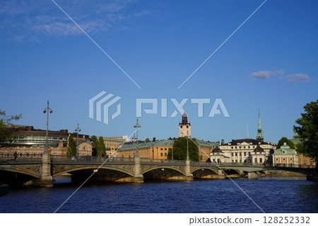 Stockholm waterfront view 128252332
