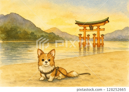 Itsukushima shrine Itsukushima shrine 128252665