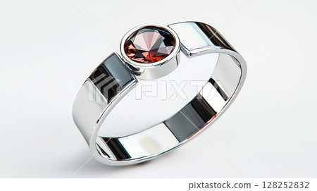 Modern Sleek Cuff Bracelet with Circular Gemstone Design Modern Sleek Cuff Bracelet with Circular Gemstone Design 128252832