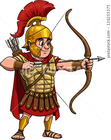 archer, bow, arrow 128253375