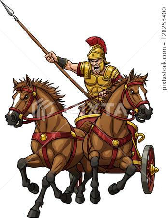 Roman Chariot Warrior 128253400