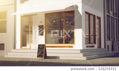 時尚的店鋪設計 128254333