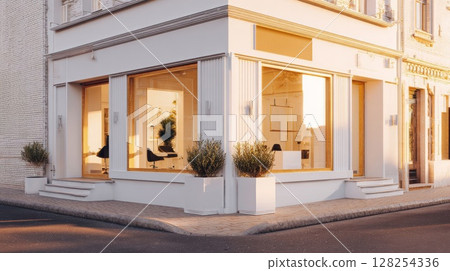 時尚的店鋪設計 時尚的店鋪設計 128254336