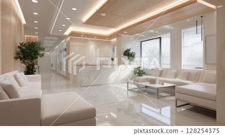 時尚的候診室 128254375