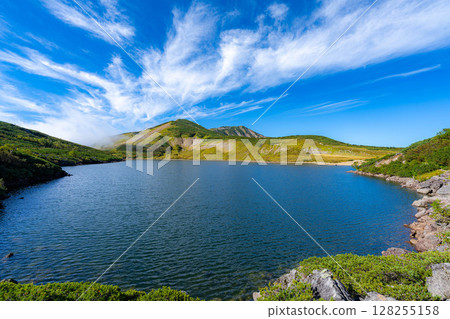 [山材]初秋的白馬禦池[長野縣] 128255158