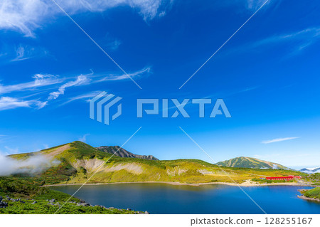 [山材]初秋的白馬禦池[長野縣] 128255167