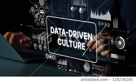 Data-Driven Culture in Business with Graphical Data Visualization and Digital Analytics Interface. Asymptotic smart data analytic Data-Driven Culture in Business with Graphical Data Visualization and Digital Analytics Interface. Asymptotic smart data analytic 128256205