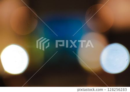 Colorful Soft Focus Bokeh Circles Creating Dreamy Atmosphere 128256283