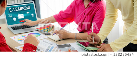E-learning website with brisk sofware for student to study on the internet E-learning website with brisk sofware for student to study on the internet 128256484