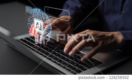 AI Prompt Error Warning in Chat Interface with Alert and System Issue Muxer AI Prompt Error Warning in Chat Interface with Alert and System Issue Muxer 128256502