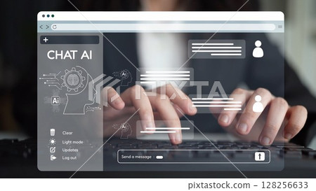 AI Artificial Intelligence Virtual Assistant for Smart Business Muxer 128256633