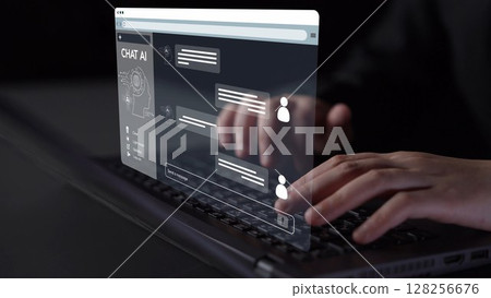 AI Artificial Intelligence Virtual Assistant for Smart Business Muxer 128256676