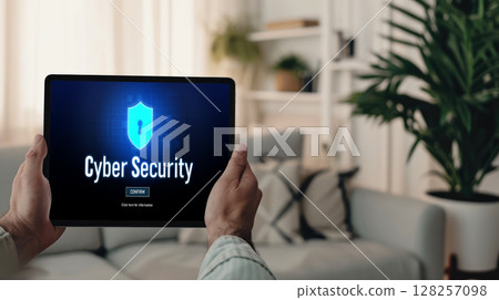 Cyber security system on computer screen protect private information brisk Cyber security system on computer screen protect private information brisk 128257098