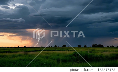 Distant Thunder in the Grasslands 128257378