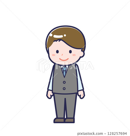 Salesperson/Diagonal/Male 09 128257694