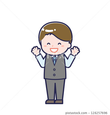 Salesperson/Diagonal/Male 11 128257696