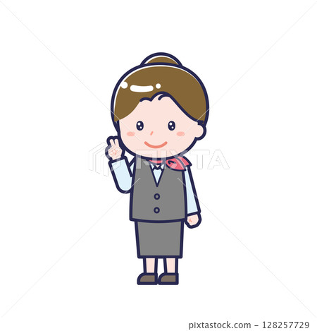 銷售員/對角線/女性 14 128257729