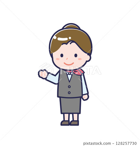 銷售員/對角線/女性 15 128257730