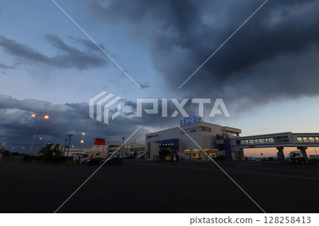 Ibaraki, Oarai, Oarai Ferry Terminal and Sanfurafurano 128258413