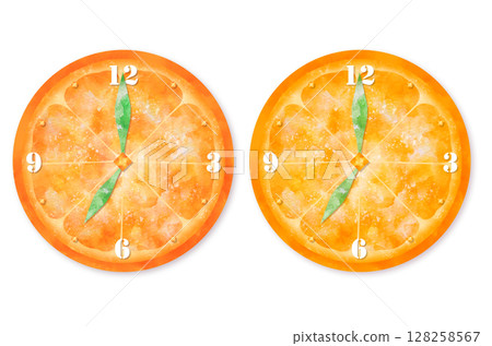 Orange Clock Orange Clock 128258567