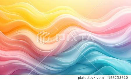a close up of a colorful background with a wave of liquid a close up of a colorful background with a wave of liquid 128258810