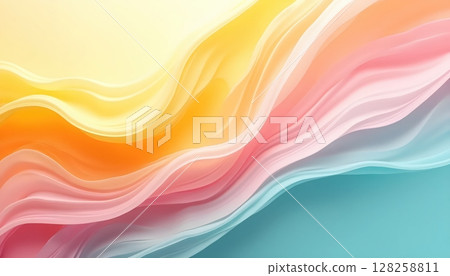 a close up of a colorful background with a wave of liquid a close up of a colorful background with a wave of liquid 128258811