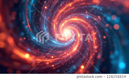 a close up of a spiral shaped object with a bright light a close up of a spiral shaped object with a bright light 128258814