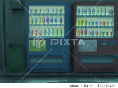 自動販賣機背景圖05 128259582