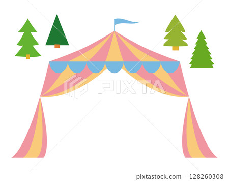 市場和集市使用的帳篷框架材料 128260308