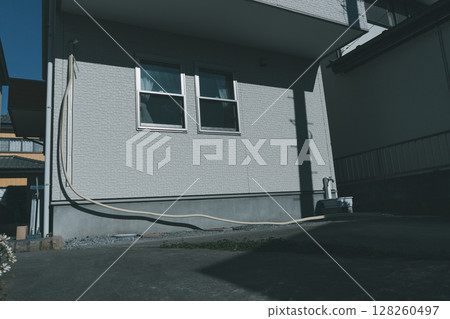 Room air conditioner piping Room air conditioner piping 128260497