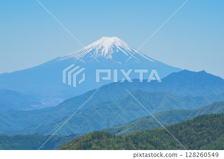 從姥子山眺望富士山 128260549