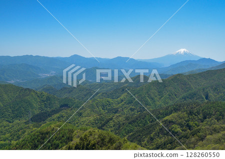 從姥子山眺望富士山 從姥子山眺望富士山 128260550