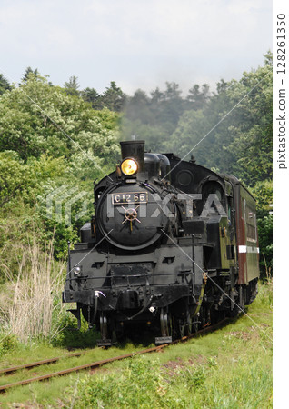 真岡鐵道SL真岡C12-66系、50係客車 128261350