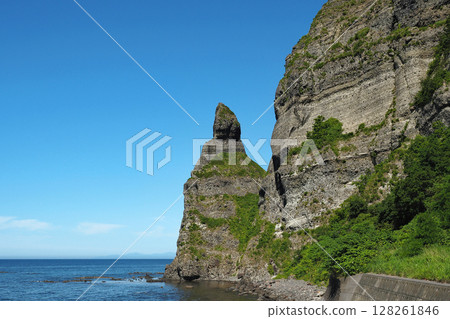 Setakamui Rock, Furubira Town, Hokkaido 128261846