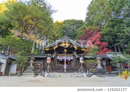Autumn in Kyoto: Hachidai Shrine, Main Hall Autumn in Kyoto: Hachidai Shrine, Main Hall 128262157