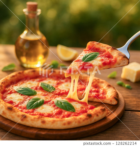 Pizza Margherita 128262214