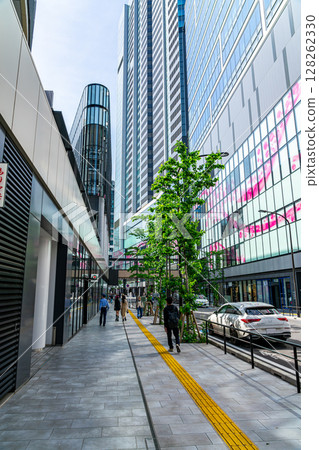 [Tokyo] Shibuya Sakura Stage surrounded by many buildings 128262330
