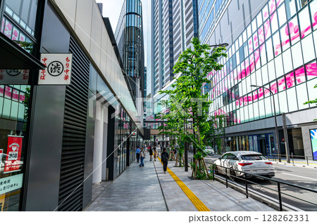 [Tokyo] Shibuya Sakura Stage surrounded by many buildings 128262331