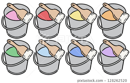 帶刷子的桶套裝 128262520