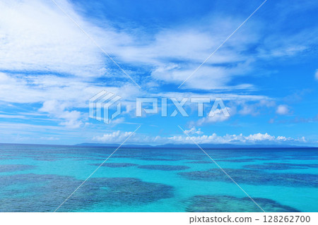 Okinawa Hateruma Island Blue sky and sea 128262700