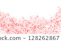 Illustration of red splash background material 128262867