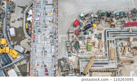 July 6 2025 View of a Construction Site Under Active Development July 6 2025 View of a Construction Site Under Active Development 128263095