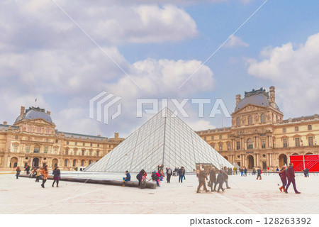 巴黎盧浮宮博物館 巴黎盧浮宮博物館 128263392