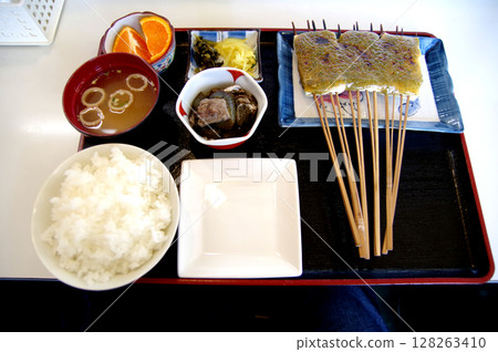 看起來很美味的田樂套餐照片 128263410
