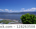 View of Lake Suwa from the service area 128263508