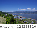 View of Lake Suwa from the service area 128263510
