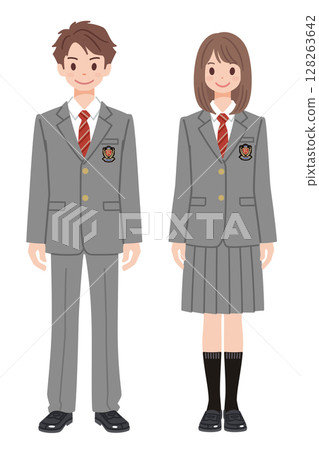 穿校服的男孩和女孩 5 穿校服的男孩和女孩 5 128263642